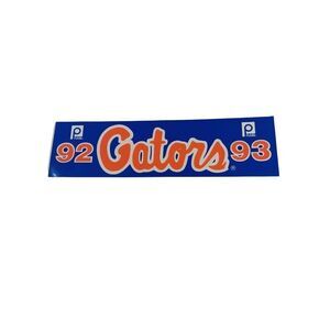 Vintage 1992-93 Gators Bumper Sticker Publix Promo Advertising University Of FL